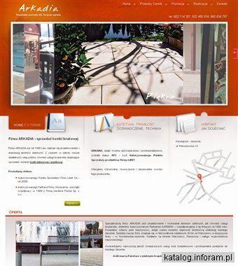 ARKADIA sprzedaż kostki brukowej Piaseczno