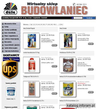 Sklep Budowlaniec - farby Radom