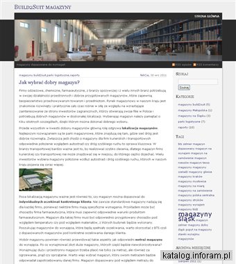 Magazyny build to suit