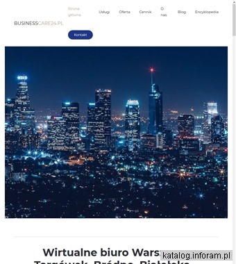 Wirtualny adres Warszawa Targówek - BusinessCare24