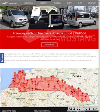 Przewozy międzynarodowe do Niemiec i Holandii - Mustang