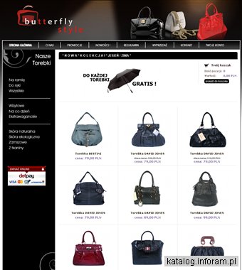 Sklep internetowy Butterfly Torebki