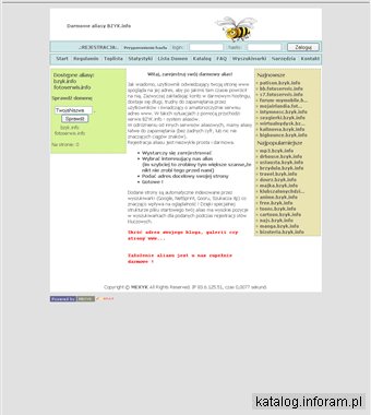 Darmowe adresy dla Twojej strony www, bloga lub galerii !