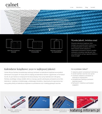 Kalendarze książkowe z Calnet