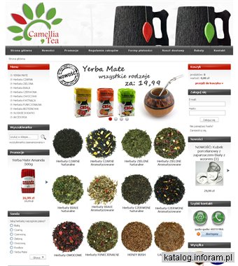 Sklep z herbatą, yerba mate sklep - Camellia Tea