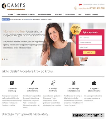 Centrum odszkodowań Camps Solicitors