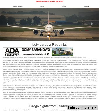 Lotnisko Cargo w Radomiu