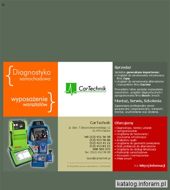 Sprzedaż i serwis wyposażenia warsztatów samochodowych Gładysek