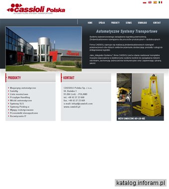 CASSIOLI-POLSKA systemy transportu produkcyjnego