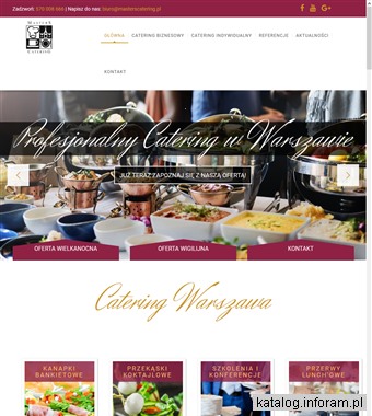 Firma cateringowa Warszawa - Masters Catering
