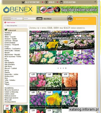 Benex - Cebule kwiatowe - sklep internetowy