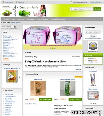 Sklep zielarski - suplementy diety, odchudzanie