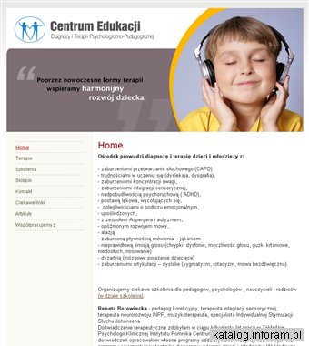 Trening słuchowy Johansena - Centrum Edukacji Renata Borowiecka