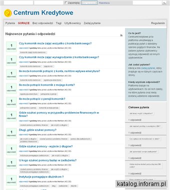 CentrumKredytowe.pl - Platforma pytań i odpowiedzi