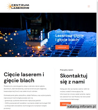 Centrumlaserowe.com - laserowe cięcie i gięcie blach