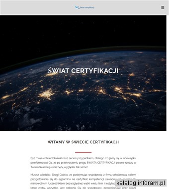 Świat certyfikacji kompetencji zawodowych