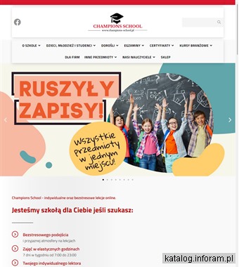 Szkoła języka angielskiego online - champions-school.pl