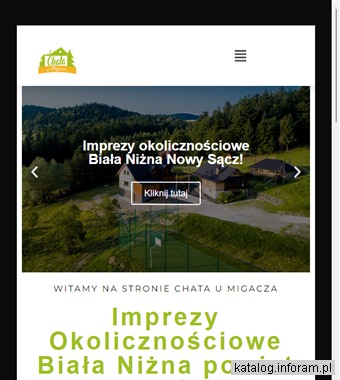 Imprezy okolicznościowe Nowy Sącz - chataumigacza.pl