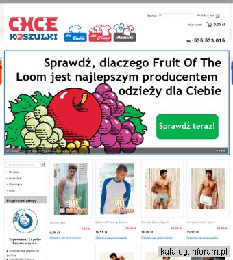 Fruit of the Loom Heavy – najlepsza jakość w sklepie Chcekoszulki