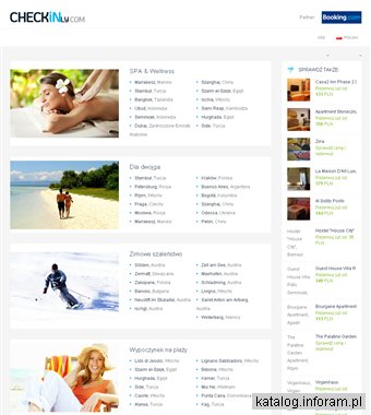 Hotele, noclegi i apartamenty - Checkinly