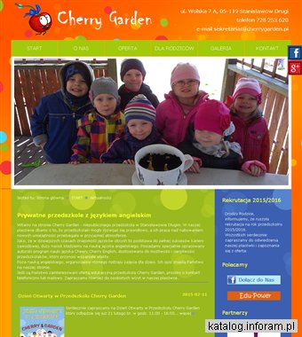 CHERRY GARDEN przedszkola prywatne Białołęka
