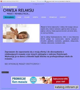 Chwila relaksu - masaż i rehabilitacja