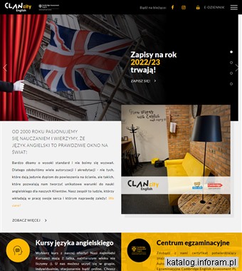 Szkoła języka angielskiego Gliwice - ClanCity.pl
