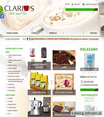 Sklep z kawą Clarius