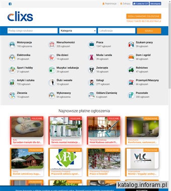 Darmowe ogłoszenia - Clixs.pl