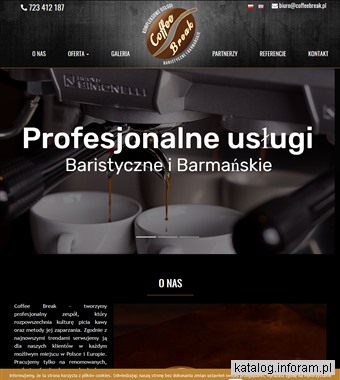 Coffee break - usługi baristyczne i barmańskie