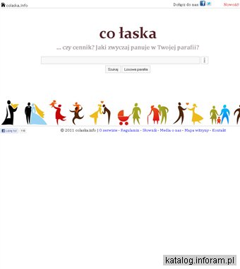 Colaska.info - serwis poszukujący parafii bez cenników