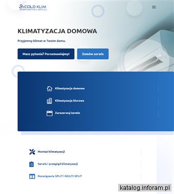 Serwis klimatyzacji domowej Warszawa - ColdKlim.pl