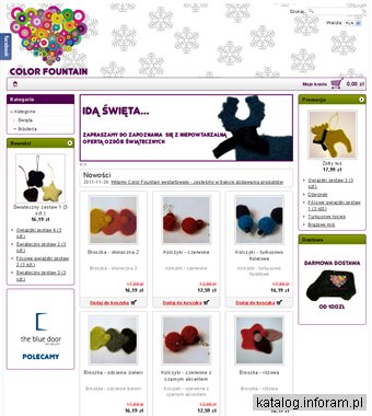 Color Fountain - niepowtarzalna filcowa biżuteria