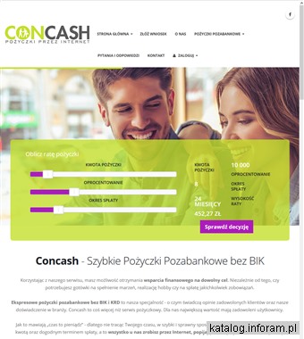 Pożyczka na dowód - concash.pl