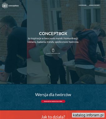 Conceptbox.pl - kreatywne zlecenia dla grafików i copywriterów