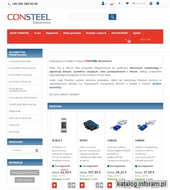 Automatyka i elektronika przemysłowa - CONSTEEL Electronics