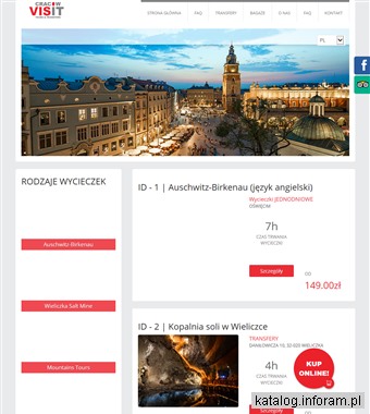 Wycieczki do Krakowa, Wieliczki, Zakopanego - Cracowvisit.com