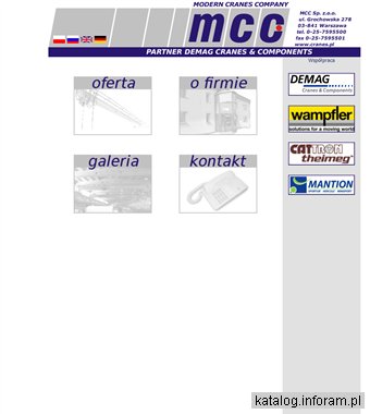 Modern Cranes Company Sp. z o.o. modernizacja suwnic