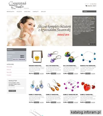 Biżuteria srebrna z kryształkami Swarovski - Crystal Craft