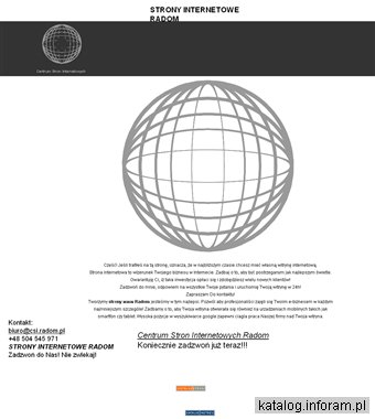 Strony internetowe Radom