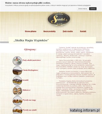 CUKIERNICTWO HENRYK SURDEL ciasta na zamówienie Knurów