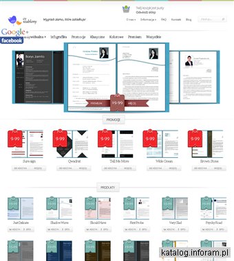 CV Szablony, życiorys, infografika cv