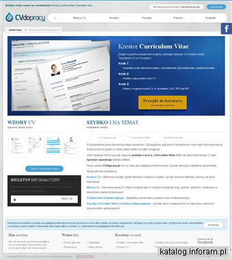 CVdopracy.pl - kreator CV, wzory CV, porady list motywacyjny oraz curriculum vitae