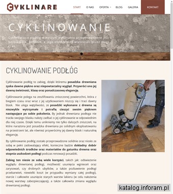 Cyklinowanie podłóg Warszawa