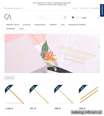 Sklep Jubilerski - Czajkowska.pl