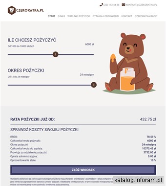 Pożyczka na dowód - czekoratka.pl