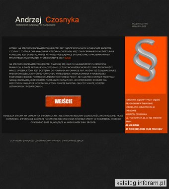 Czosnyka Andrzej Komornik Sądowy przy Sądzie Rejonowym komornik Tarnów