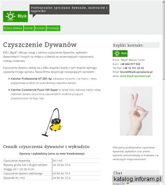Czyszczenie dywanów Kraków