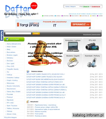 Nowy portal aukcji interntowych.