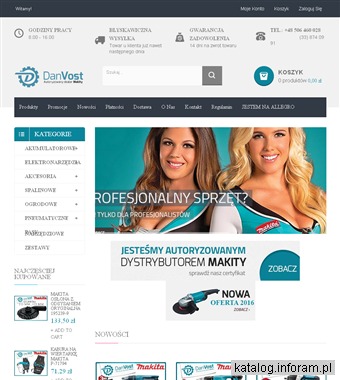 DANVOST - Makita sklep internetowy